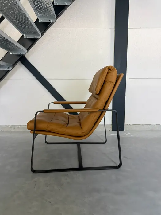 Leolux Indra fauteuil, Ceras Brandy — Fauteuil (foto 3)